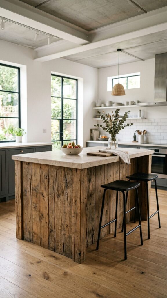1. Reclaimed Wood Base