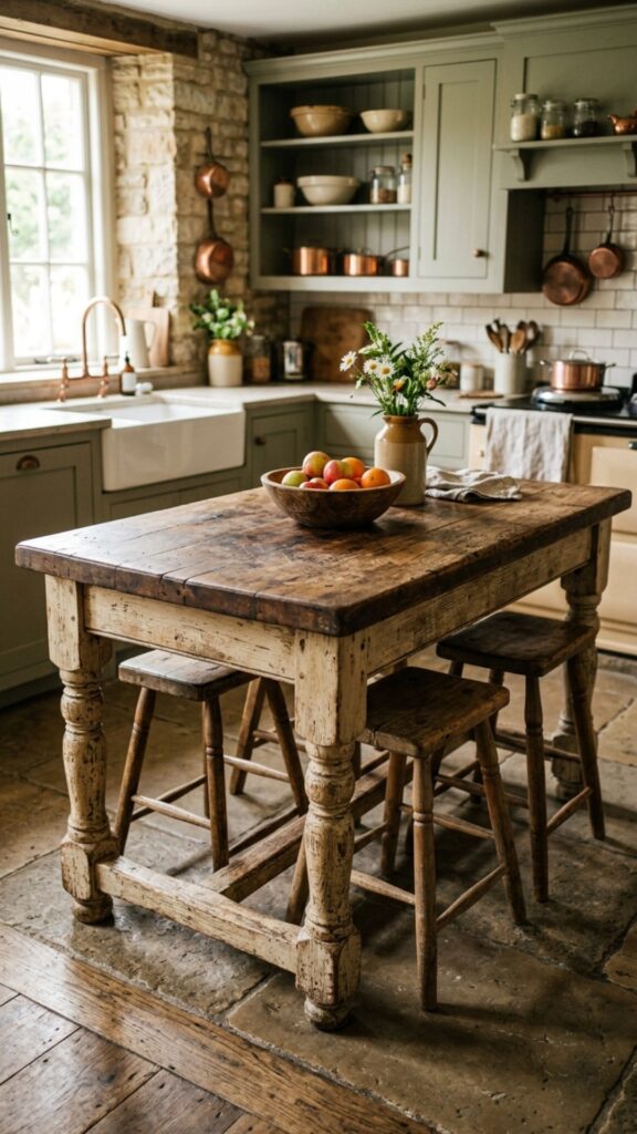 1. Repurpose an Old Farmhouse Table