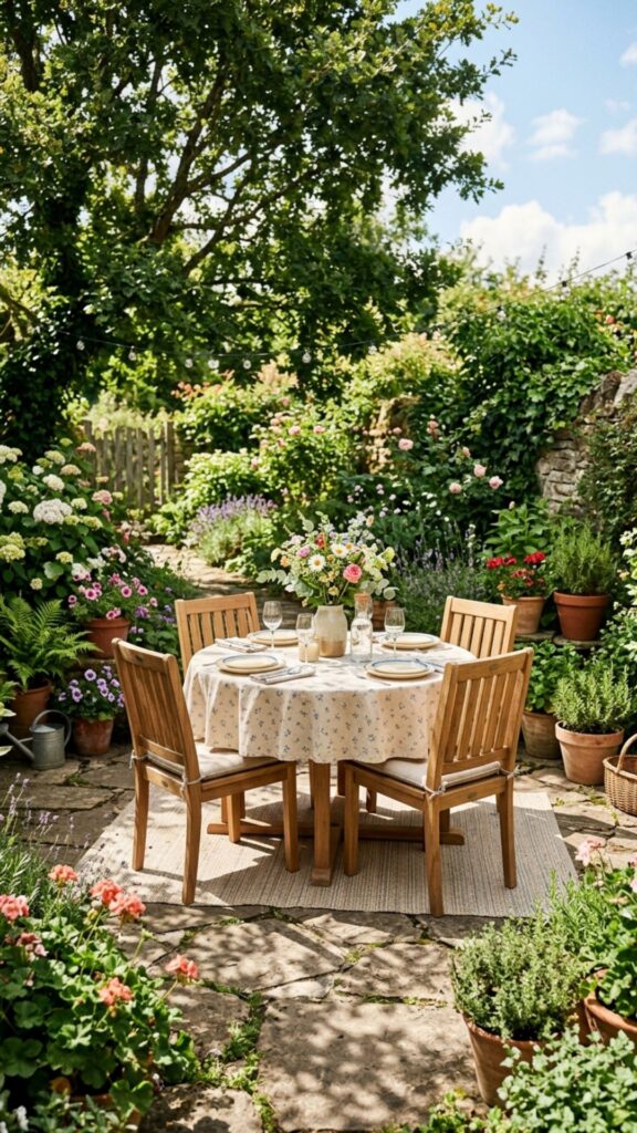 1. Start With a Simple Patio Table Set
