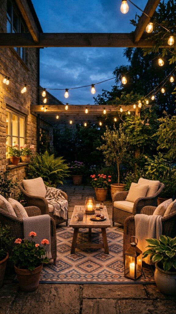 1. String Lights Overhead