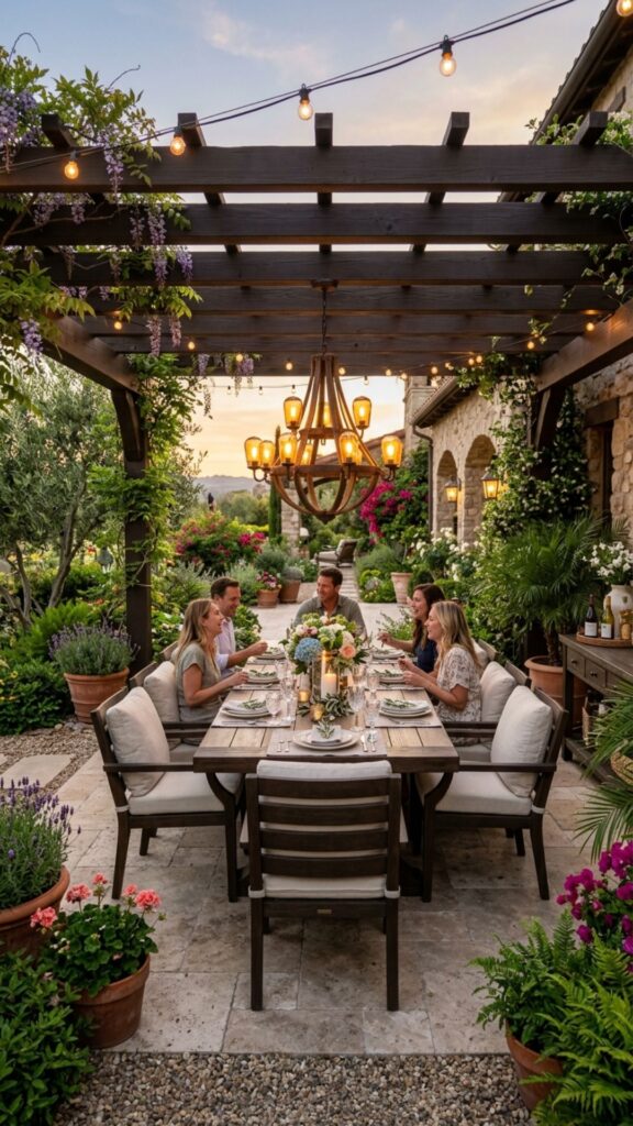 10. Build a Covered Outdoor Dining Area