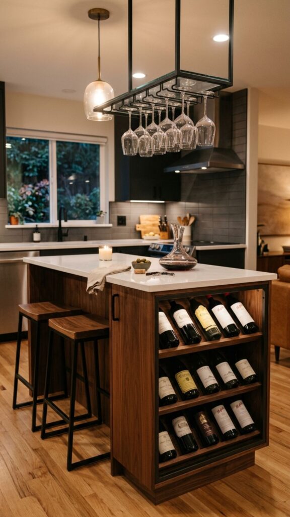 10. Build in a Wine Rack