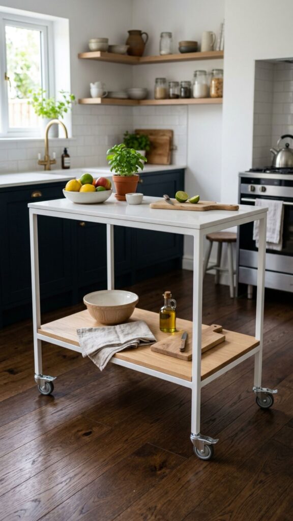 10. Compact Island for Small Kitchens