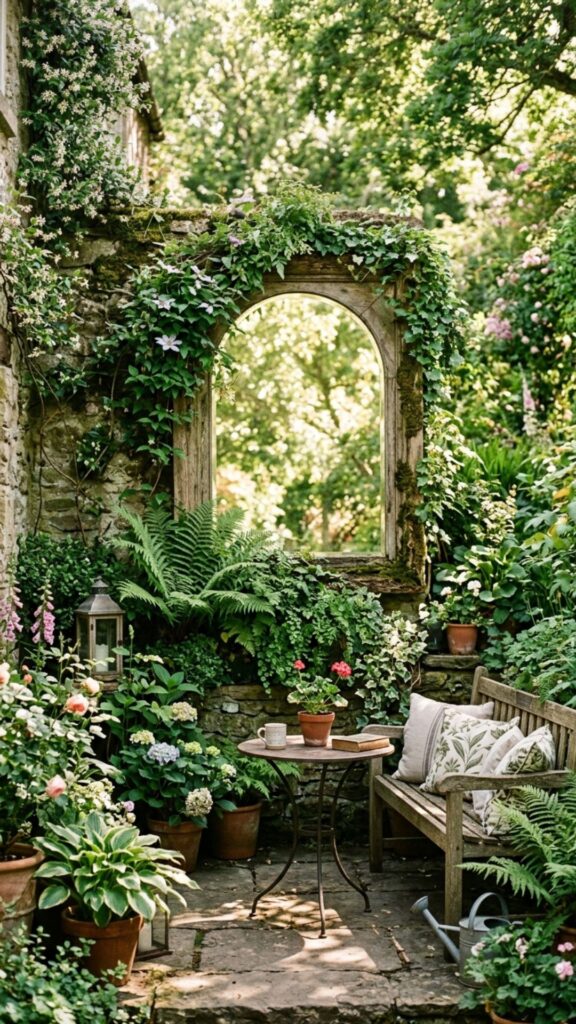 10. Design a Green Wall Around a Mirror