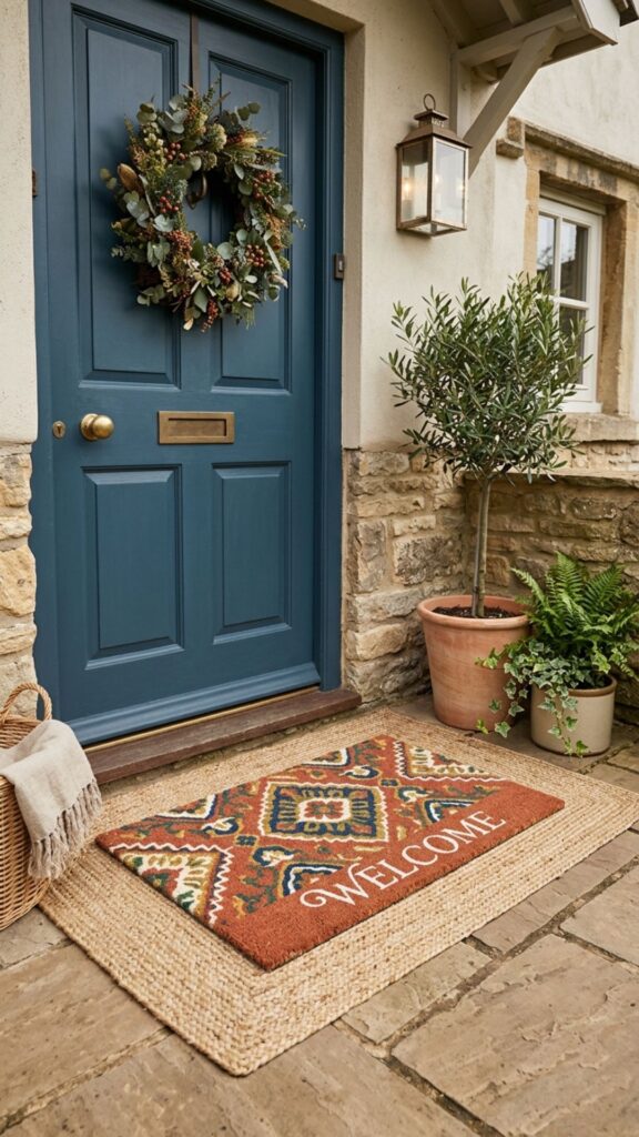 10. Display a Layered Doormat Combo
