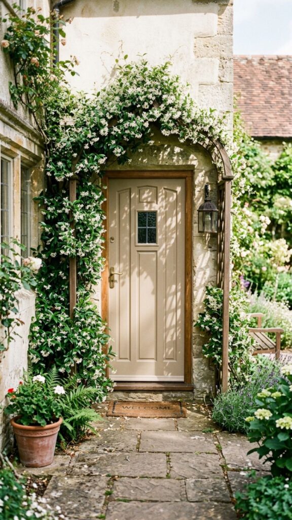10. Frame the Entry with Climbing Vines