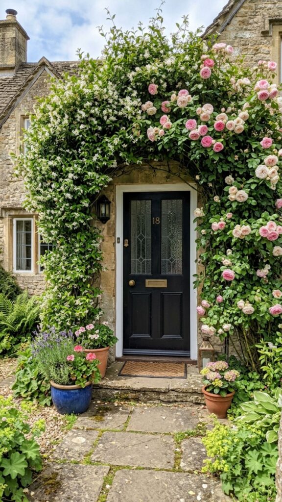 10. Frame the Entry with Climbing Vines