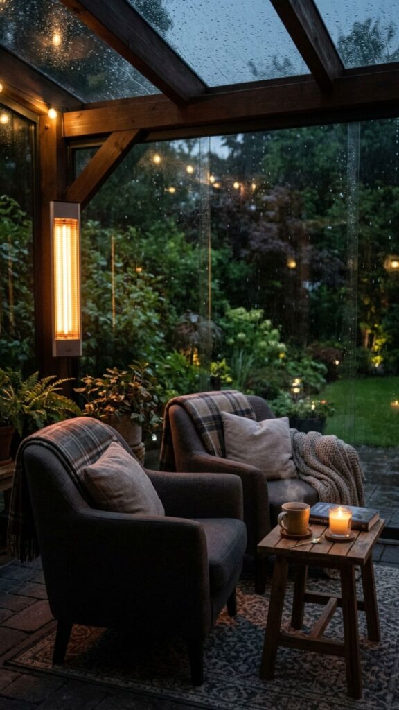 10. Include a Heat Source for Cooler Days
