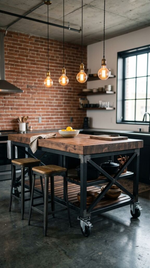 10. Industrial Style Island