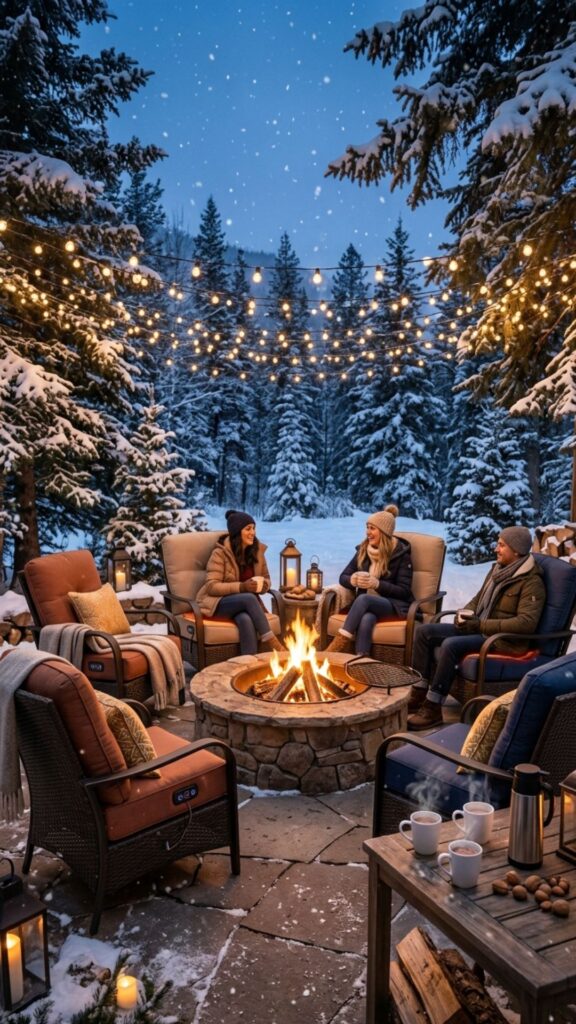 10. Install Heated Outdoor Furniture