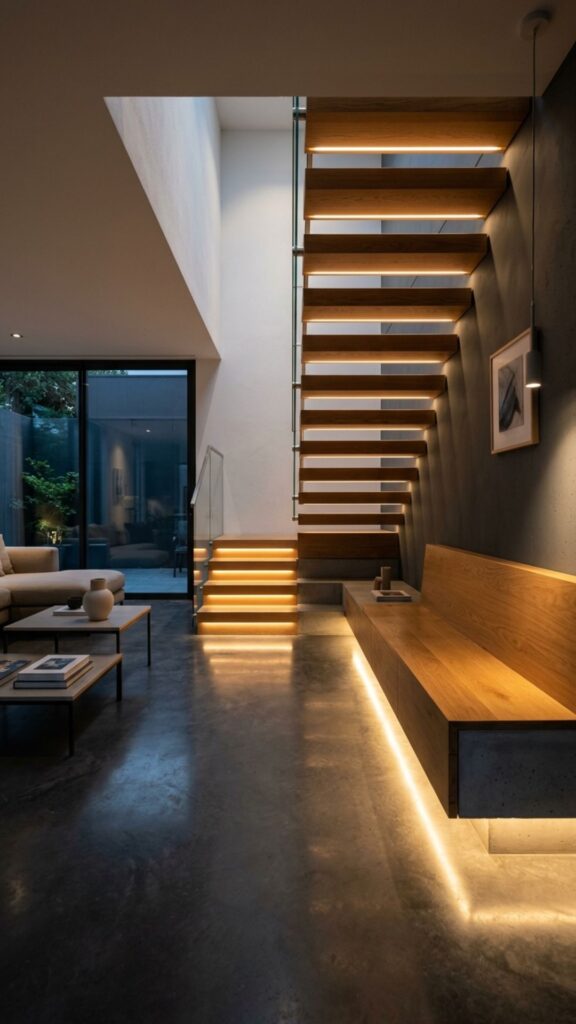 10. LED Strip Lighting Under Furniture