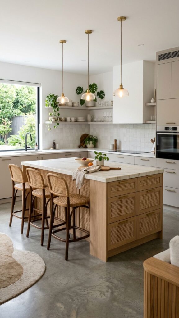10. Layer in Rattan or Cane Details