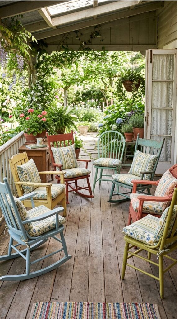 10. Mismatched Vintage Chairs