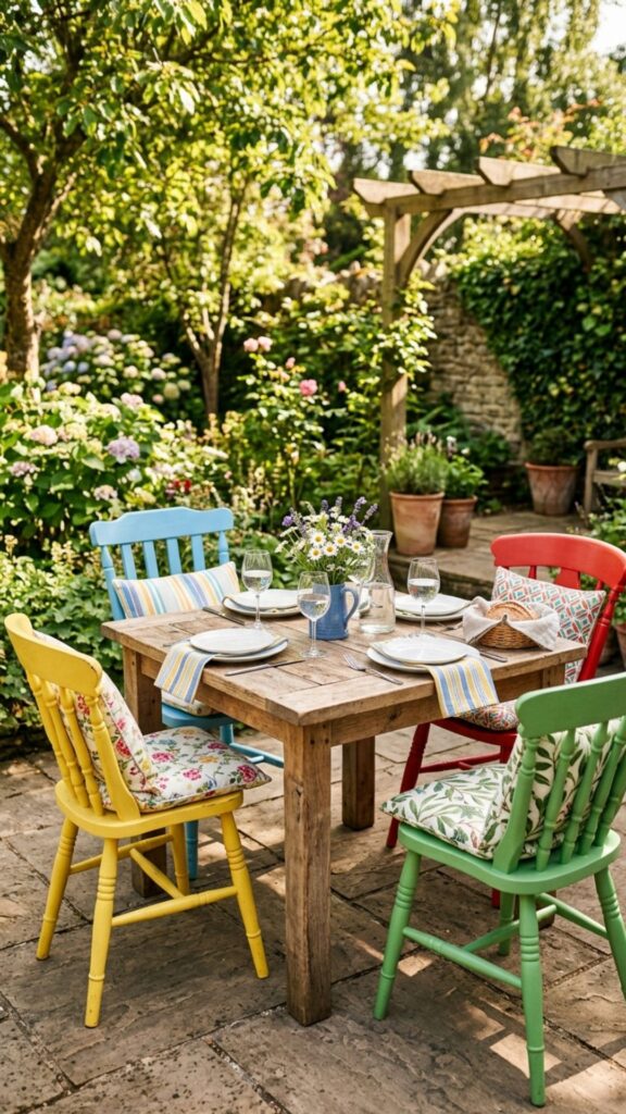10. Repainted Thrift Store Chairs