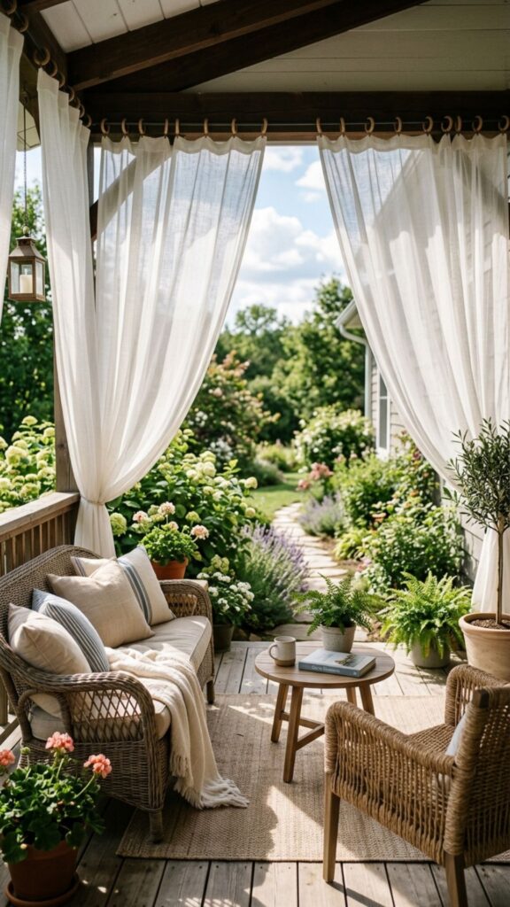 11. Add Curtains or Sheer Drapes