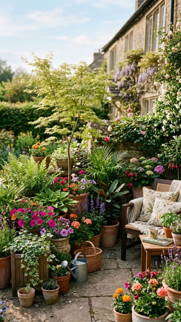 11. Add Potted Plants for Instant Greenery
