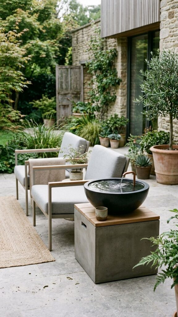 11. Add a Compact Water Feature