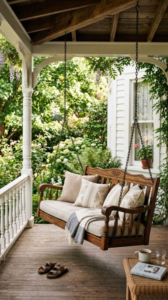 11. Build a Front Porch Swing