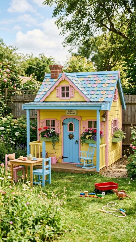 11. Build a Simple Playhouse or Fort