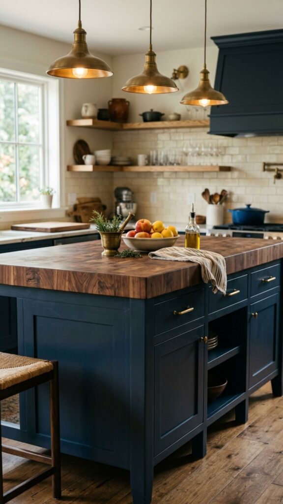 11. Choose a Rustic Butcher Block Top