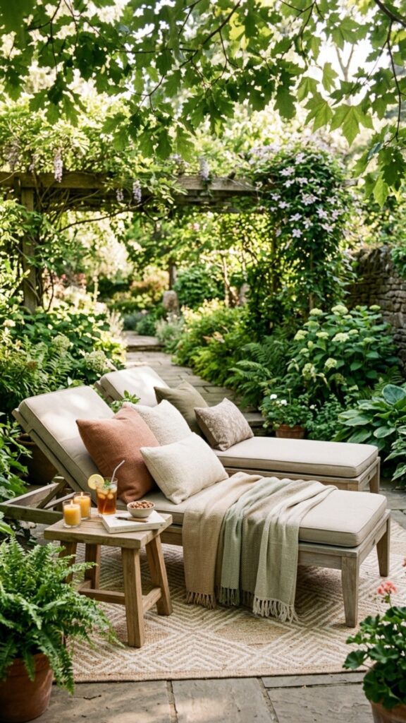 11. Create a Shaded Lounge Nook