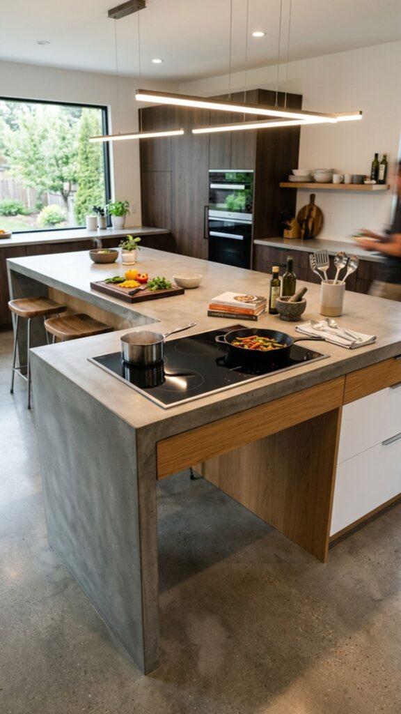 11. Include a Cooktop for a True Cooking Hub