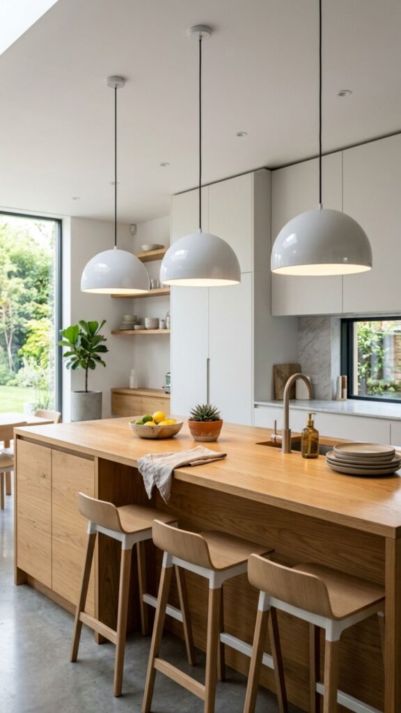 11. Modern Dome Pendants