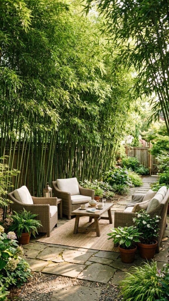 11. Plant a Bamboo Barrier
