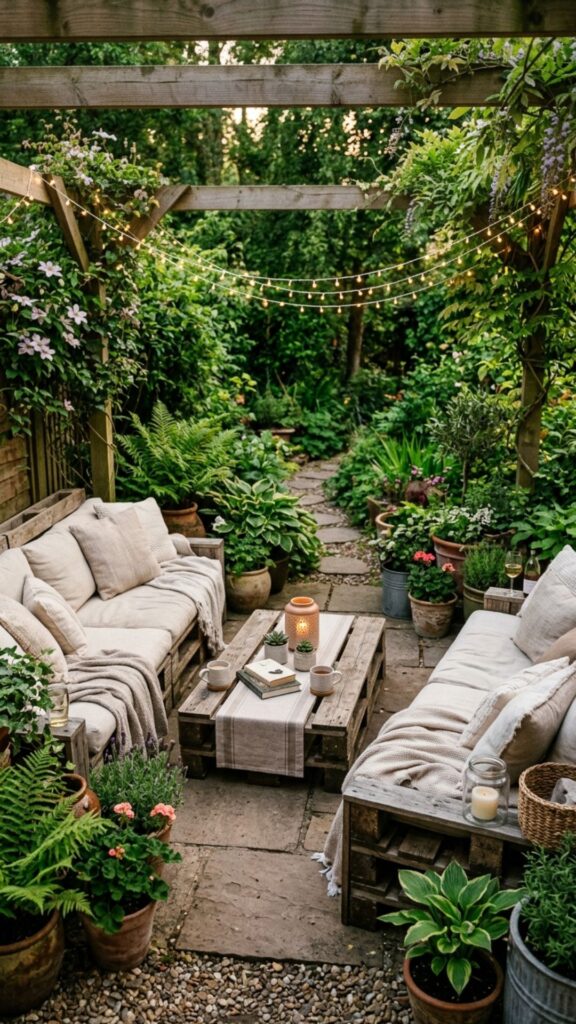 11. Repurpose Pallets into Furniture