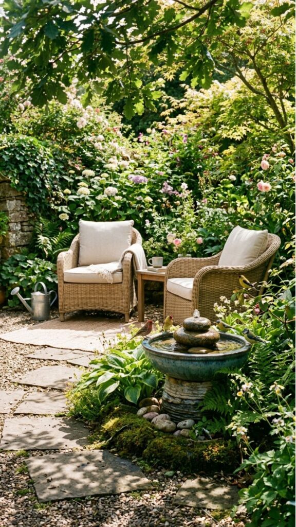 11. Set Up a Budget-Friendly Water Feature