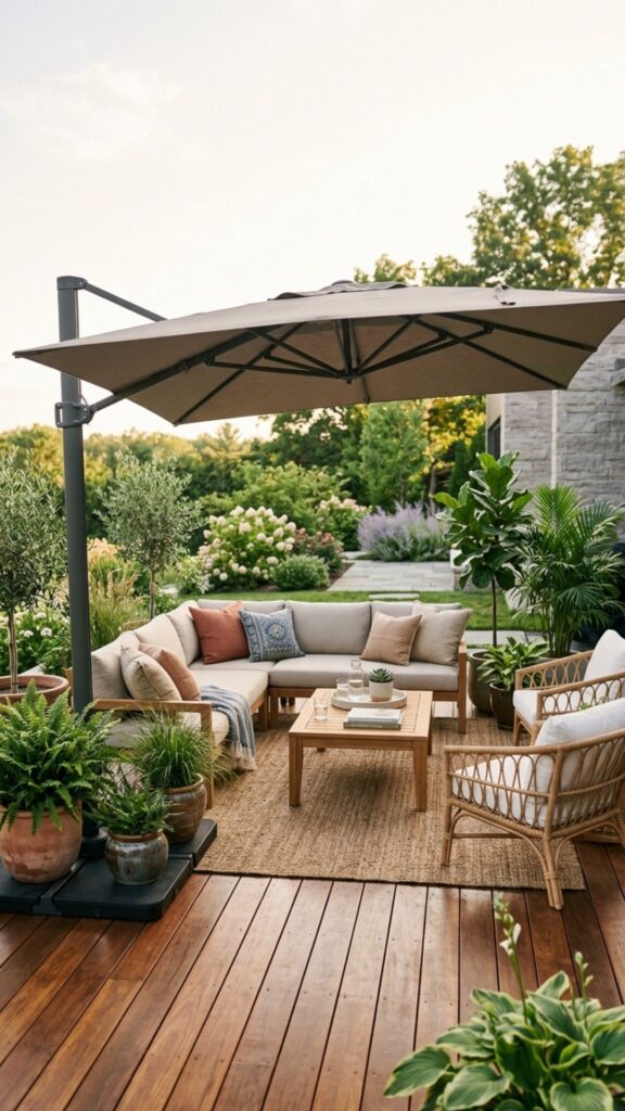 11. Statement Umbrellas and Shade Structures