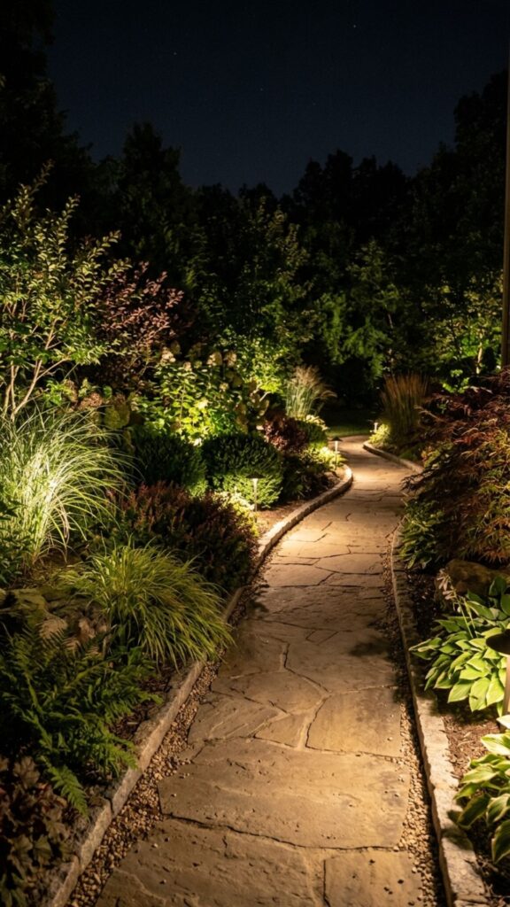 11. Uplighting Nearby Plants