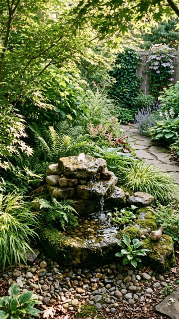 11. Use a Water Feature for Sound Privacy