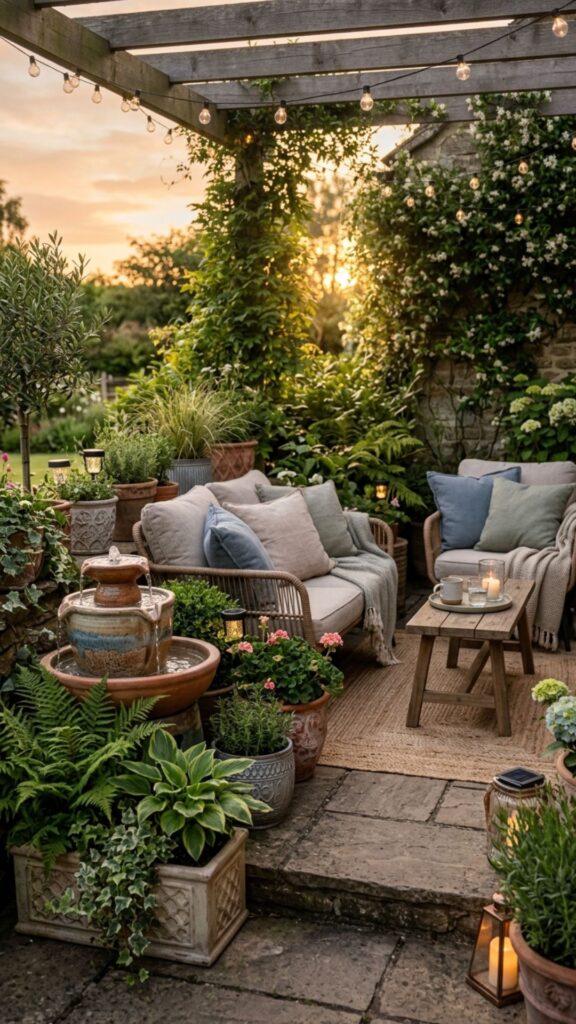 12. Add a Water Feature for Calm