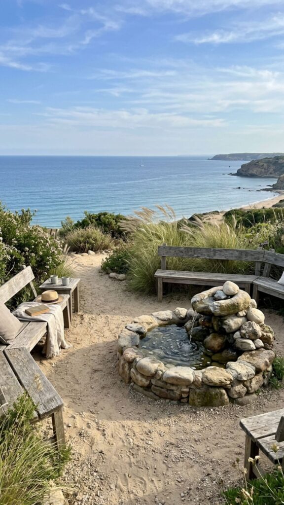 12. Add a Water Feature for Soothing Sounds