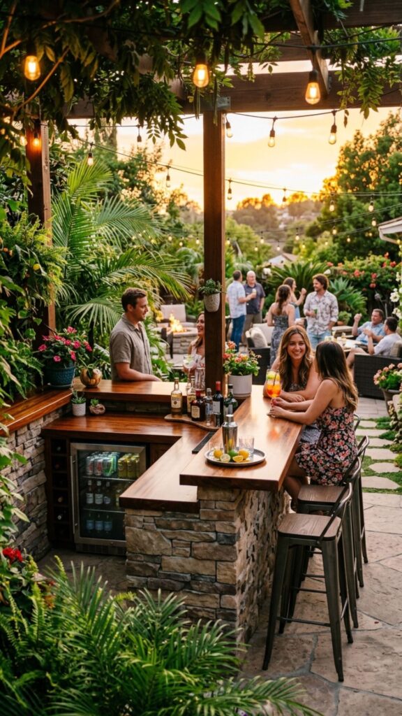12. Add an Outdoor Bar