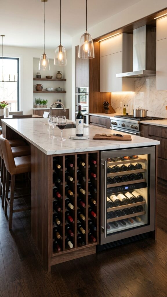 12. Built-In Wine Storage
