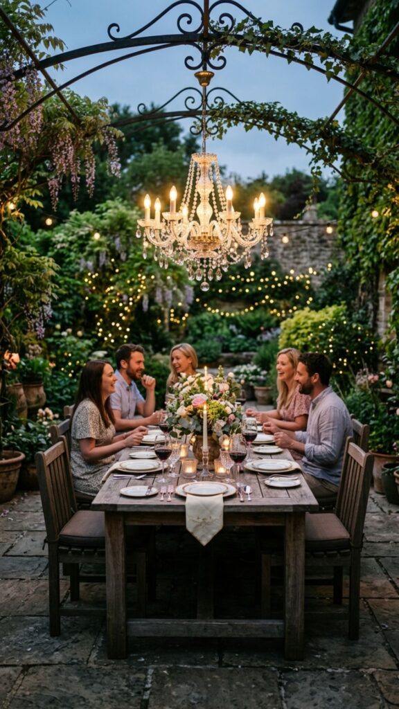 12. Chandelier Over the Table
