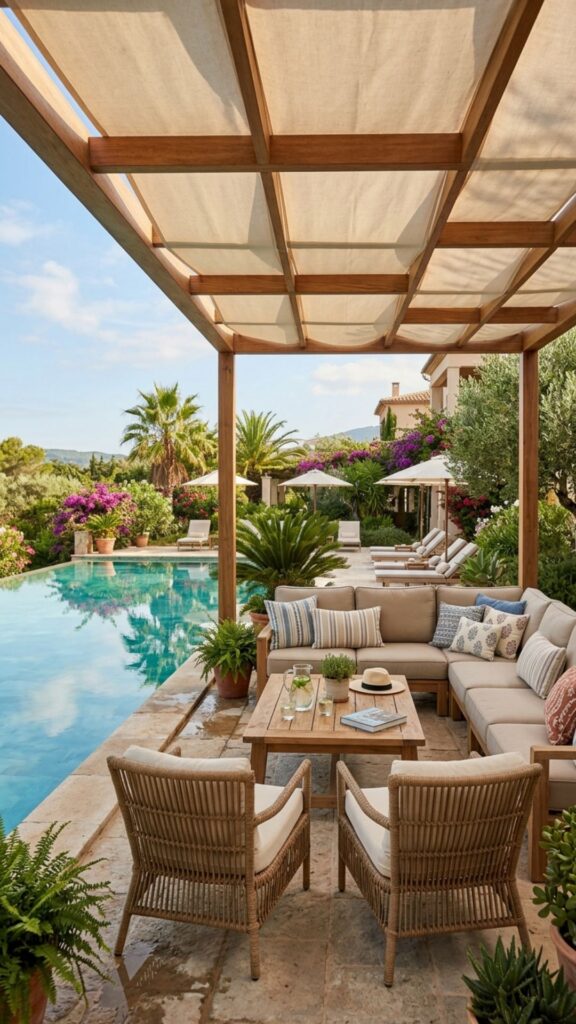 12. Create a Poolside Chat Zone