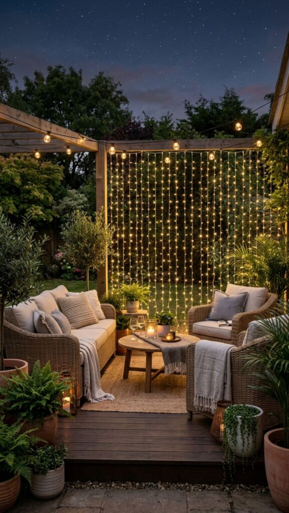 12. Create a Starry Curtain Effect