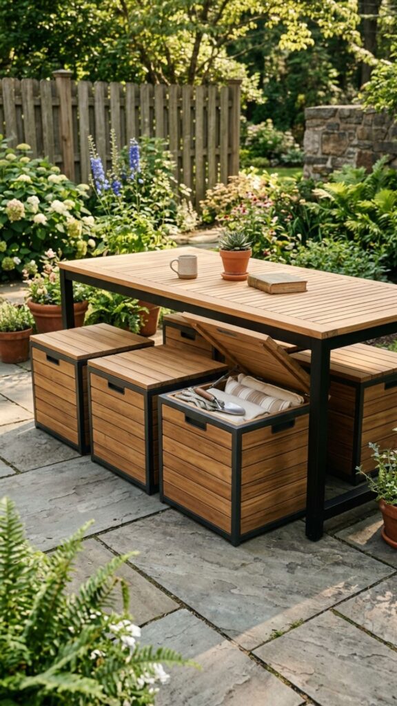 12. Cube Seats with Storage