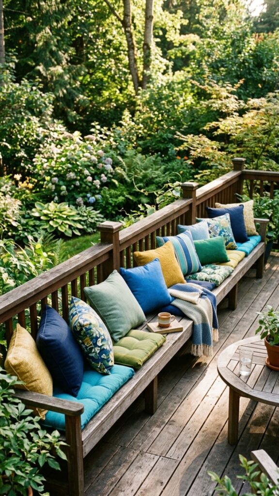 12. Deck Rail Bench Seating
