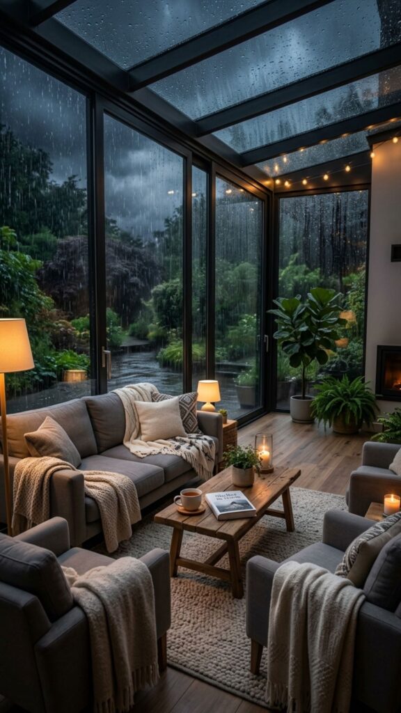 12. Enclosed Patio with Sliding Doors