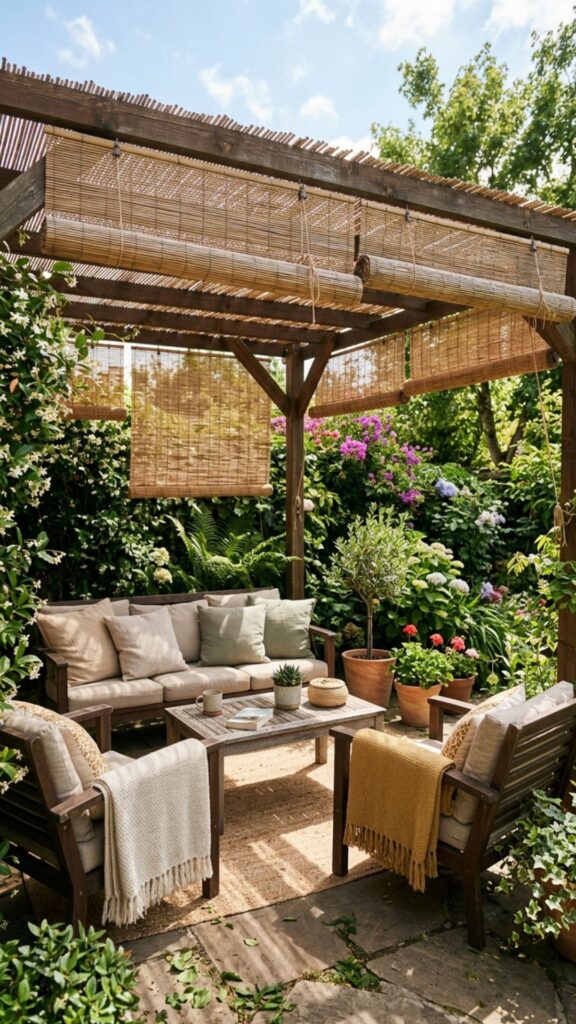 12. Hang a Bamboo or Reed Roll