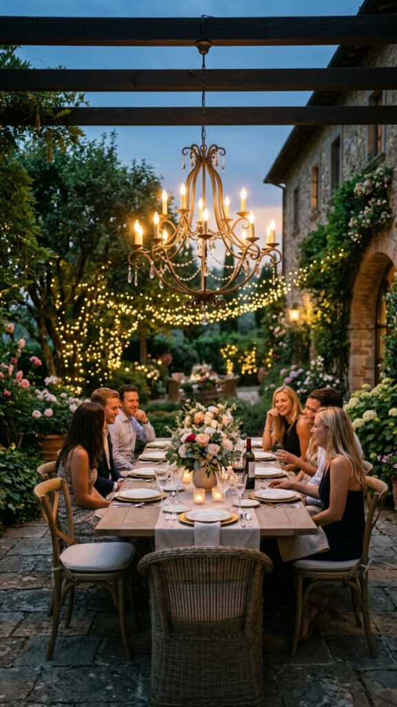 12. Hang a Statement Chandelier