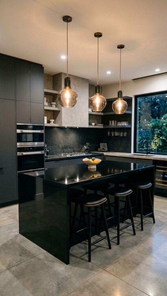 12. High-Gloss Black for Drama