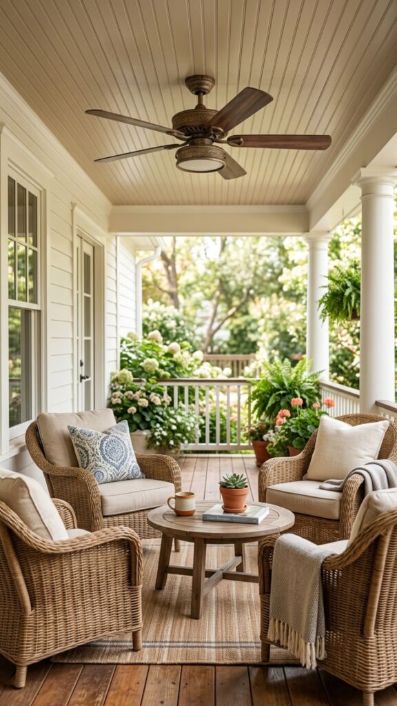 12. Install a Ceiling Fan for Comfort