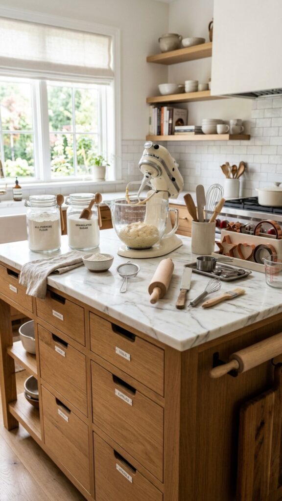 12. Island Doubling as a Baking Station