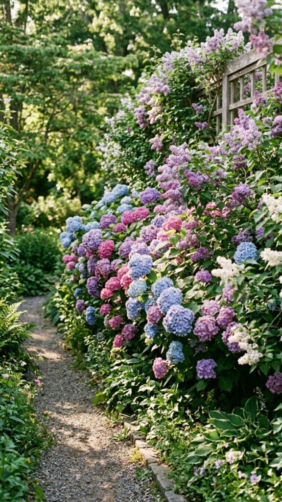 12. Plant Tall Flowering Shrubs