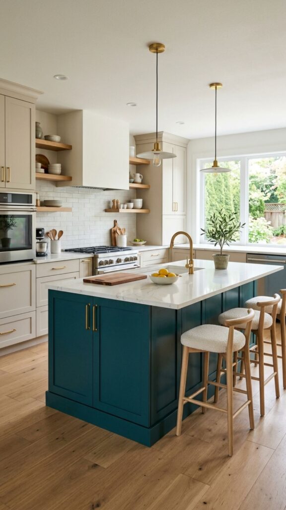 12. Play with Two-Tone Cabinetry